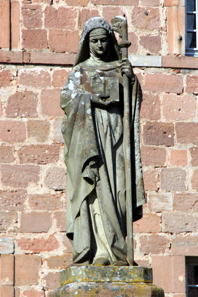 statue de sainte odile mont alsacien région Grand Est
