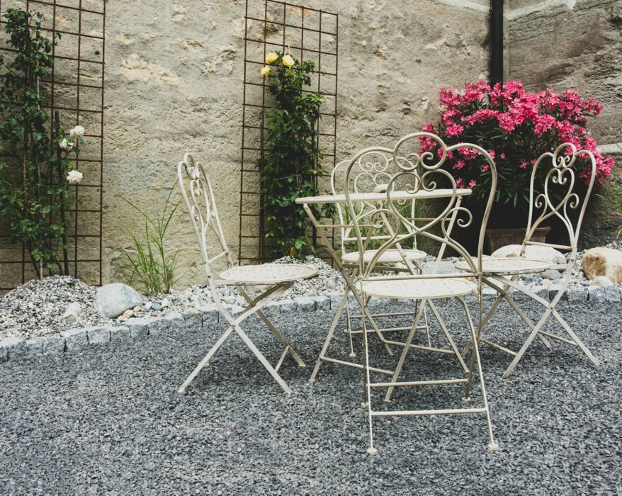 Salon de jardin en métal