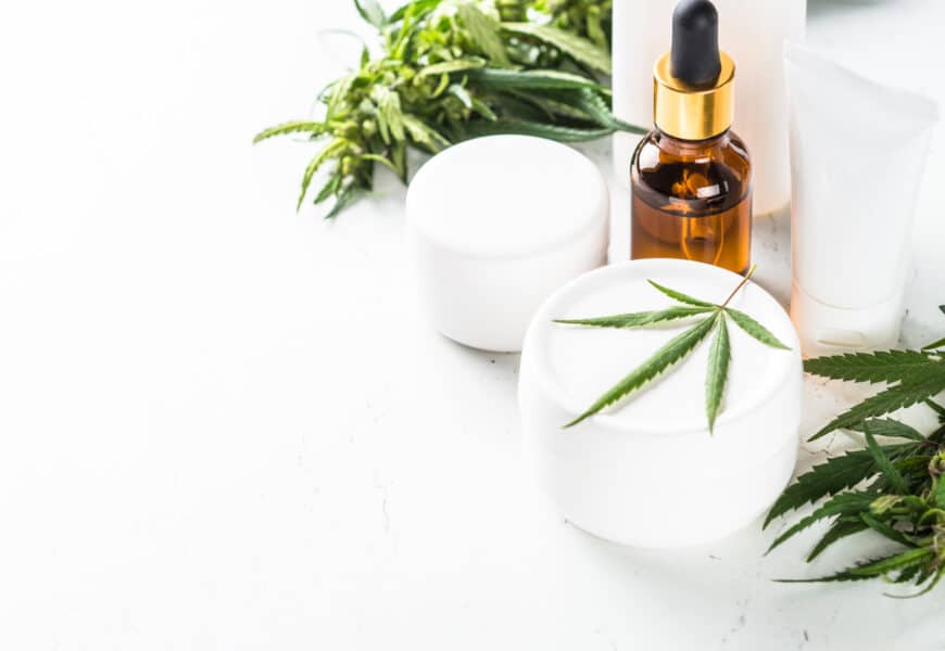 Produit cosmétique CBD pour le bien-être