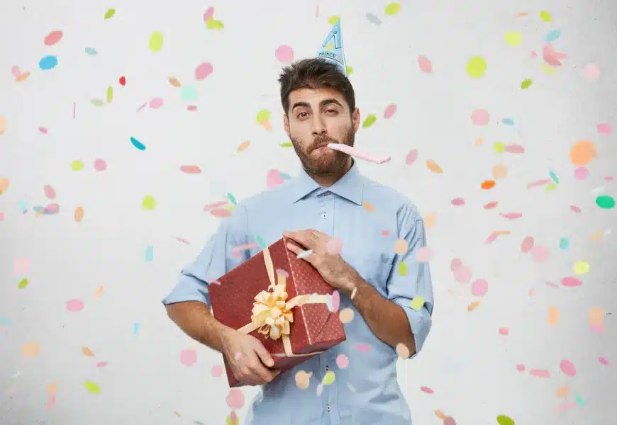 Homme de 40 ans pour son anniversaire