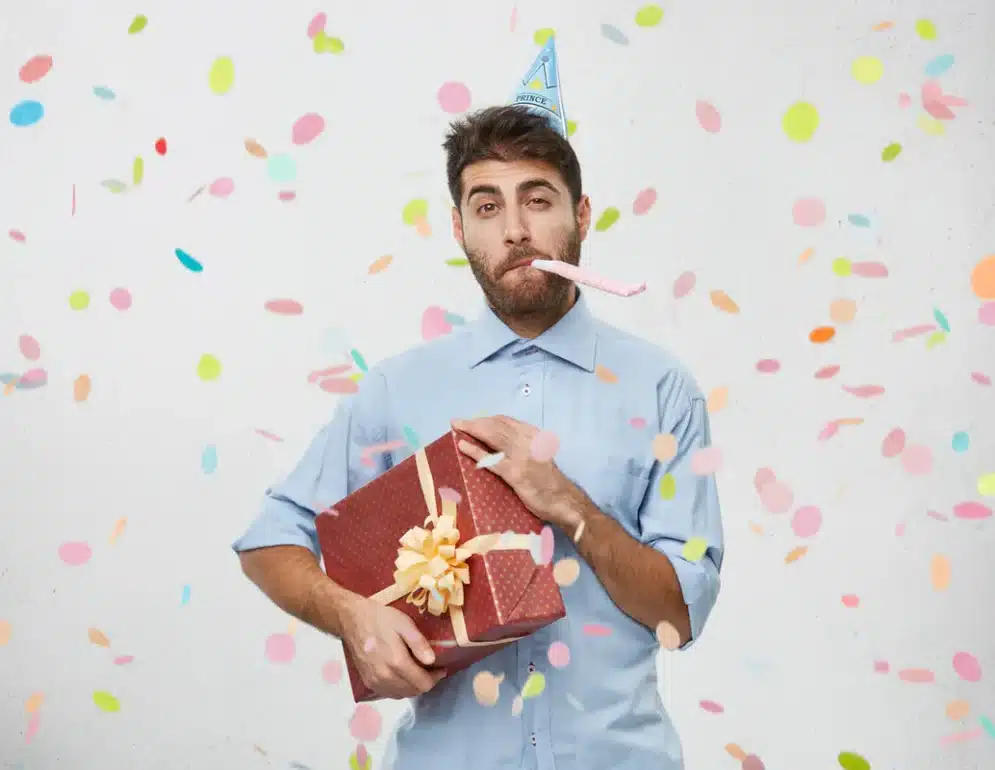 Homme de 40 ans pour son anniversaire